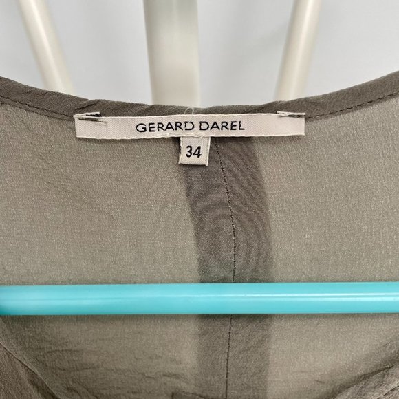 Gerard Darel - Shirt - Size EU34 - Olive - GUC - Picture 2 of 4